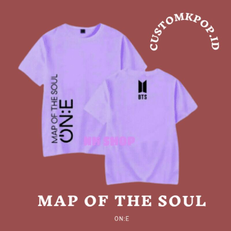 KAOS BTS KPOP BAJU BTS CUSTOM TSHIRT BTS MOTS ON:E