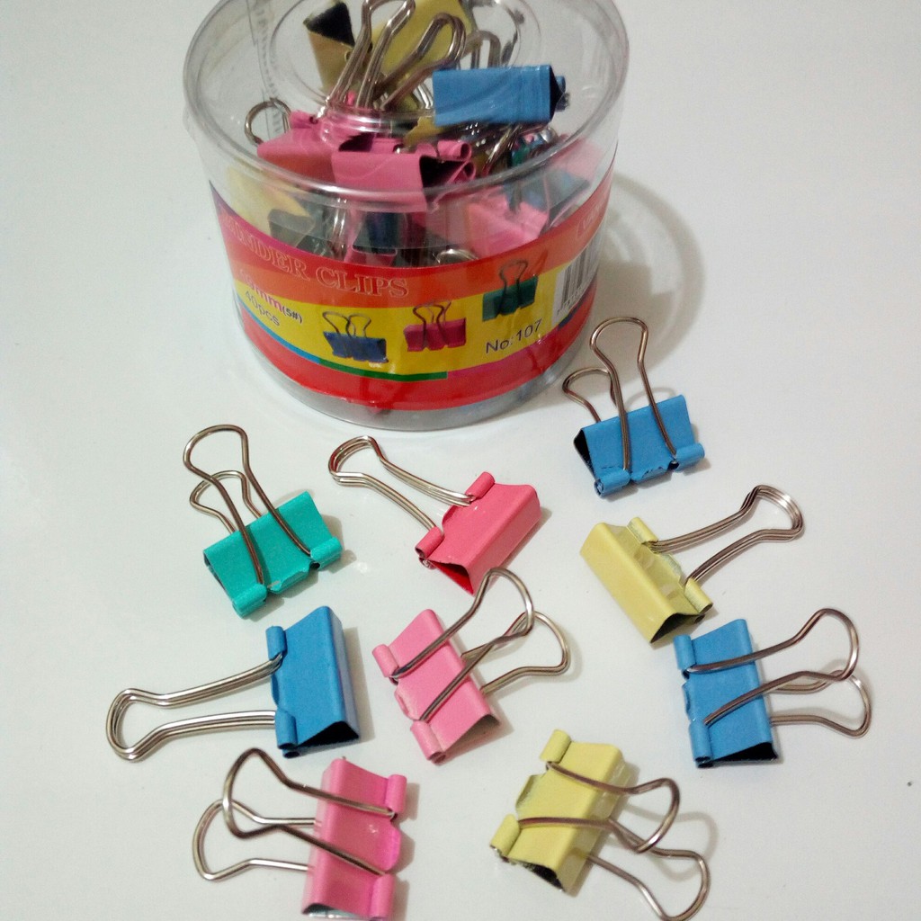 

Binder Klip Warna 19mm no 107 [40 Pcs]