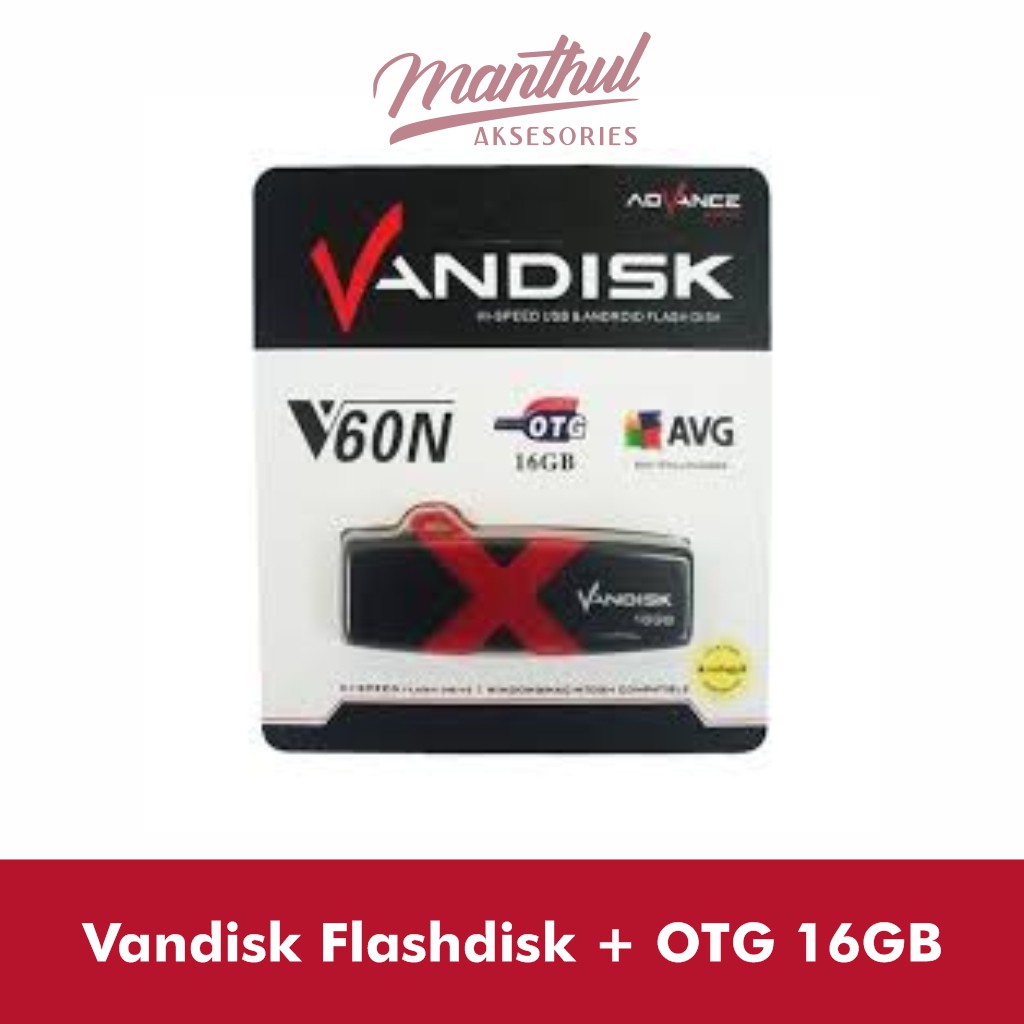 Vandisk Flashdisk + OTG 16GB USb dan micro usb