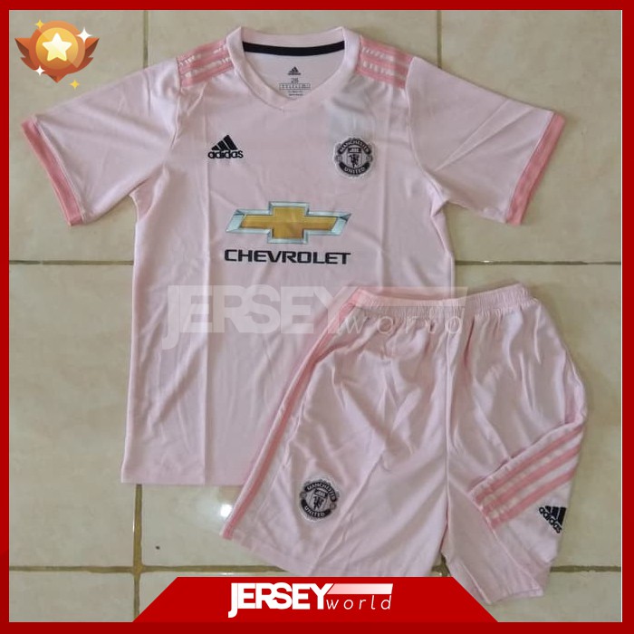Jersey KIDS MU Away Pink 2018-2019 PREMIUM GRADE ORI