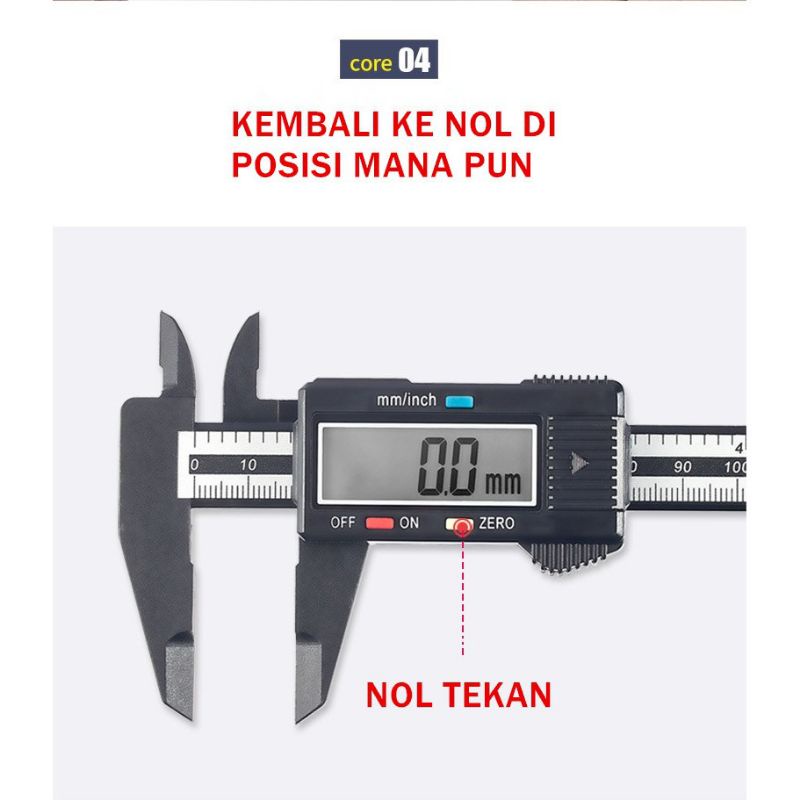 Digital Caliper Meter Jangka 0-150mm  Sorong Sigmat kaliper kliper