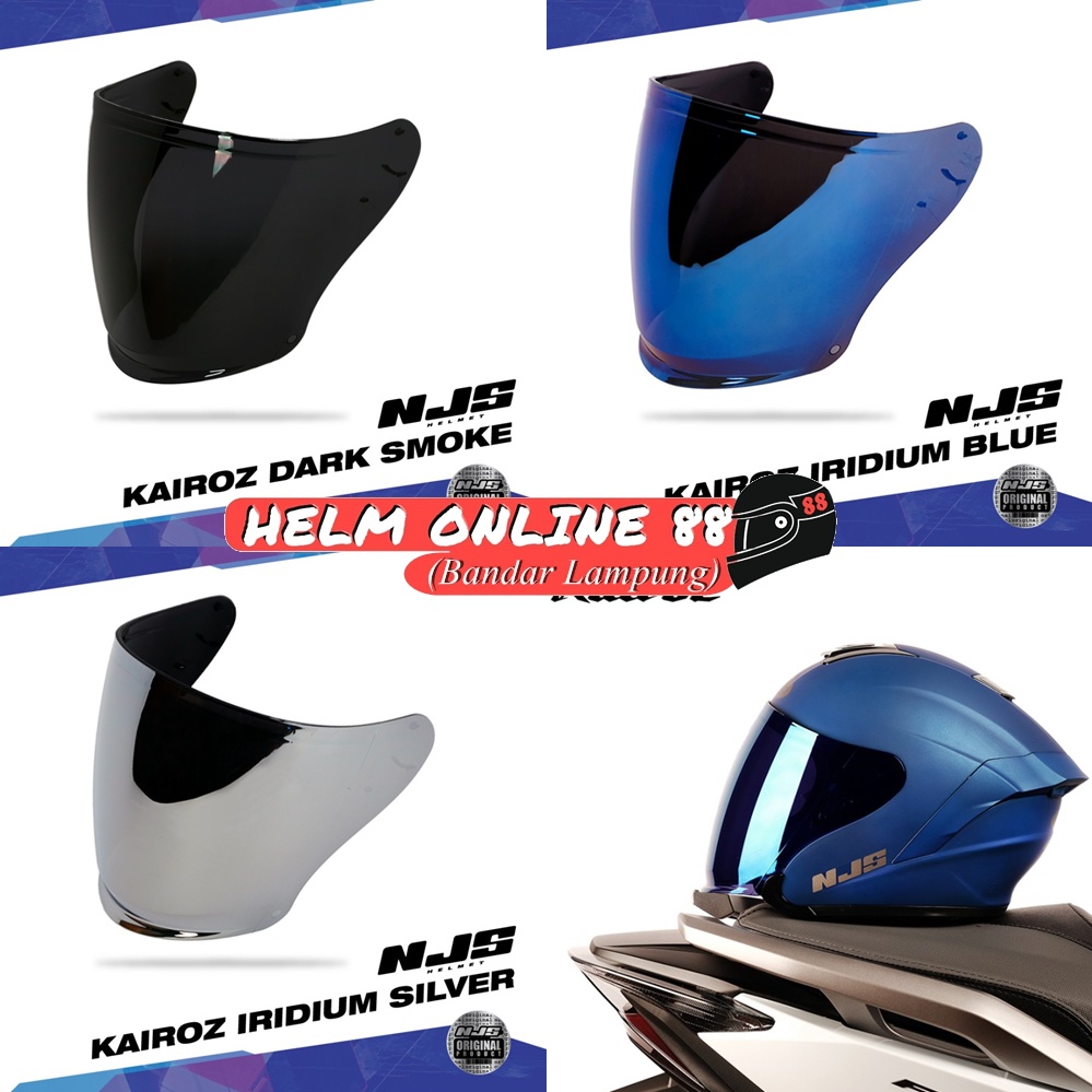 Visor NJS KAIROZ Kaca Helm NJS Kairoz Original