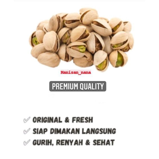 

PISTACHIO NUT / PISTACHIO USA / GRADE A (500gram)