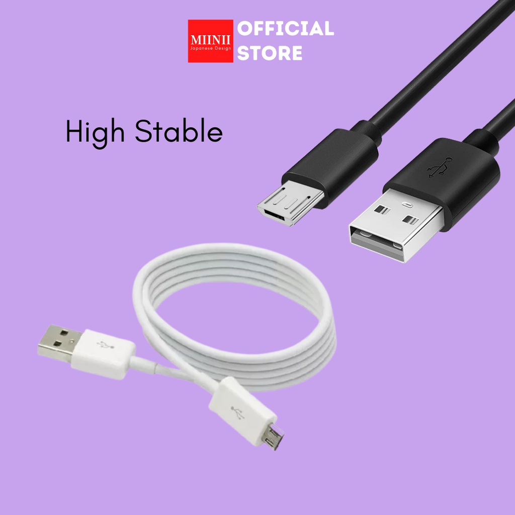 MIINII Kabel Data S4 Micro USB Android Universal Oc Colokan Tambahan Panjang Non Pack