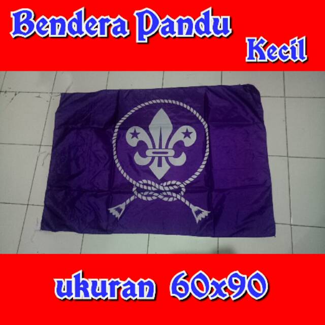 Bendera Wosm atau Pandu ukuran kecil 60x90 ( PRAMUKA )