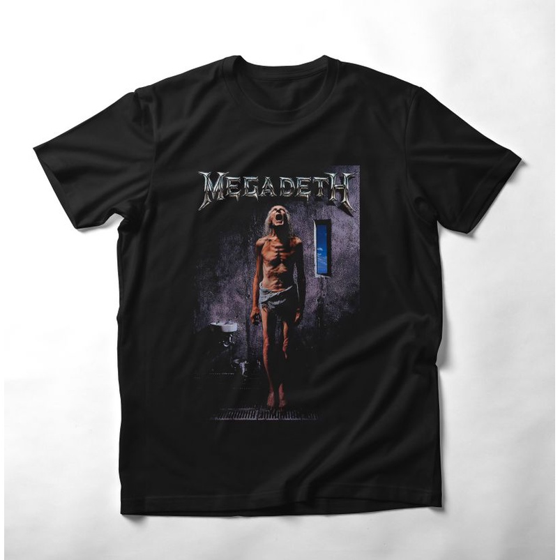 KAOS PRIA MEGADETH. KAOS MUSIC METAL. KAOS BAND. KAOS DISTRO ORIGINAL