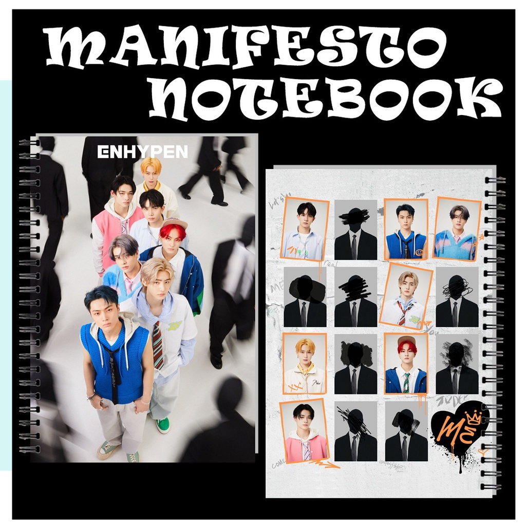 

Notebook Enhypen Manifesto Day1 Engene Spiral Book