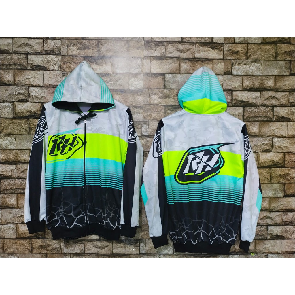 JAKET RACING HELL FULL PRINTING SUBLIMASI