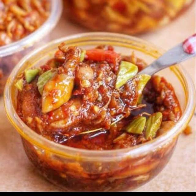 

Sambal cumi pete