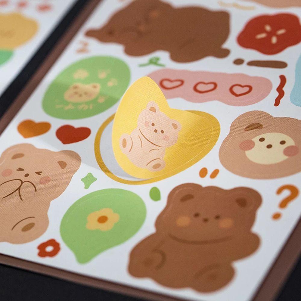 Mxbeauty Bahan Stiker Lucu Perlengkapan Sekolah Album Foto Dekorasi Semi Manis Keju Series Diary Handbook Idol Card Decor