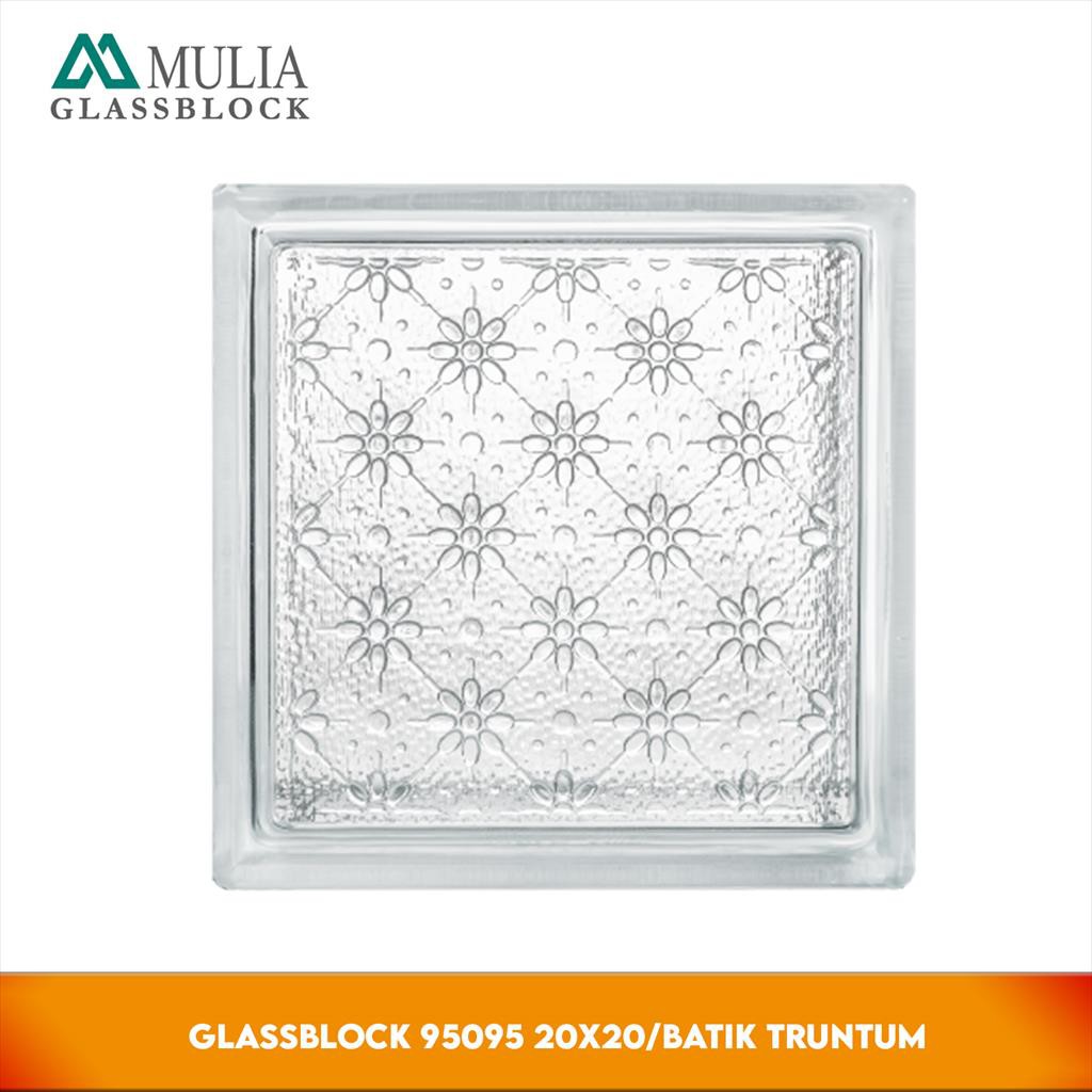 Mulia Glass Block 20X20 Batik Truntum - Balok Kaca