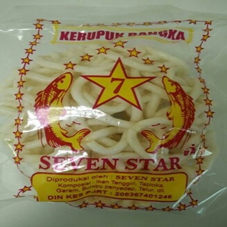 

Kerupuk Bangka Seven Star Keriting Besar Isi 2 Keping