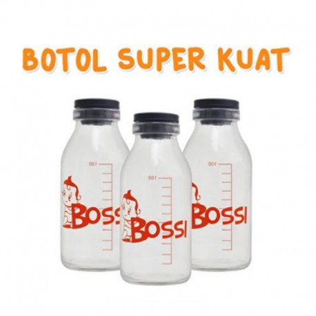 Botol ASI BOSSI Kaca 50ml 100ml isi 8 botol asi ASIP ASI Perah BPA FREE Termurah BKA Babymaniashop