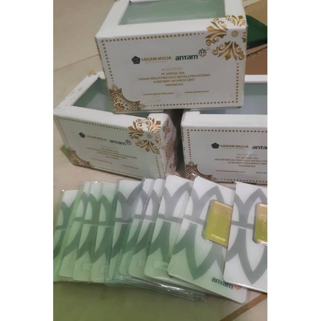 Emas Antam 10 Gram 2020 new press Logam Mulia Antam