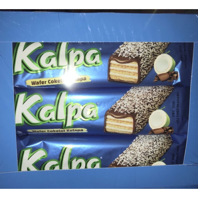 Kalpa Wafer Coklat Kelapa 1 Box isi 12