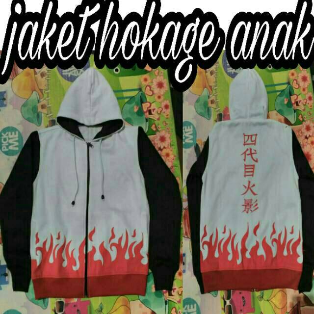 Jaket anak naruto hokage