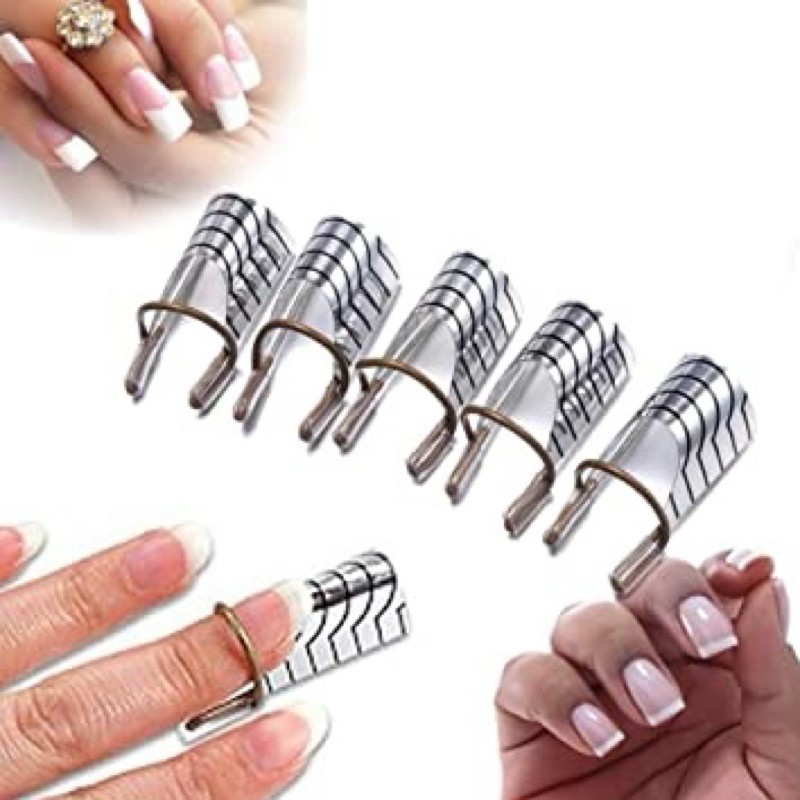 5pcs Nail form reusable cetakan form nail extension / nails form kertas extension kuku