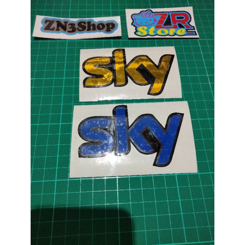 

cutting stiker SKY