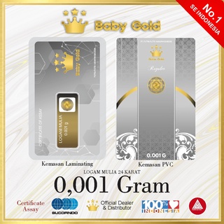 Image of Babygold Emas Mini 0,001 gram Emas 24 Karat mini gold termurah
