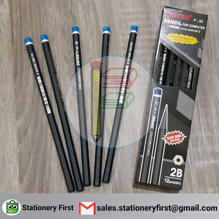 

NEW SALE PENSIL 2B JOYKO P-92 BLACKWOOD (HITAM)