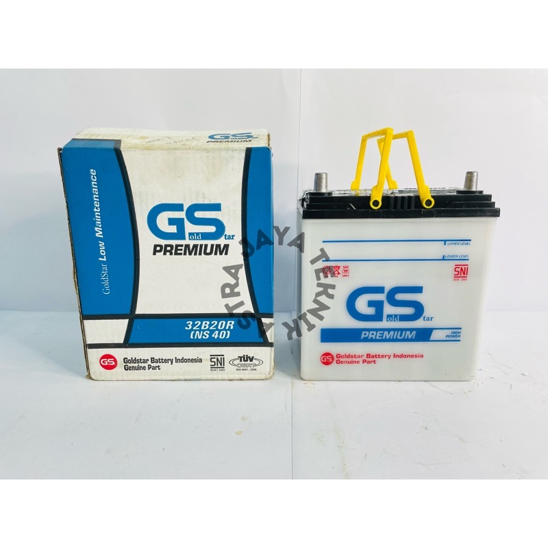Aki Mobil GS Premium NS40 (32Ah) Accu Avanza Rush Starlet Espass Terios Xenia Carry Futura Katana Re