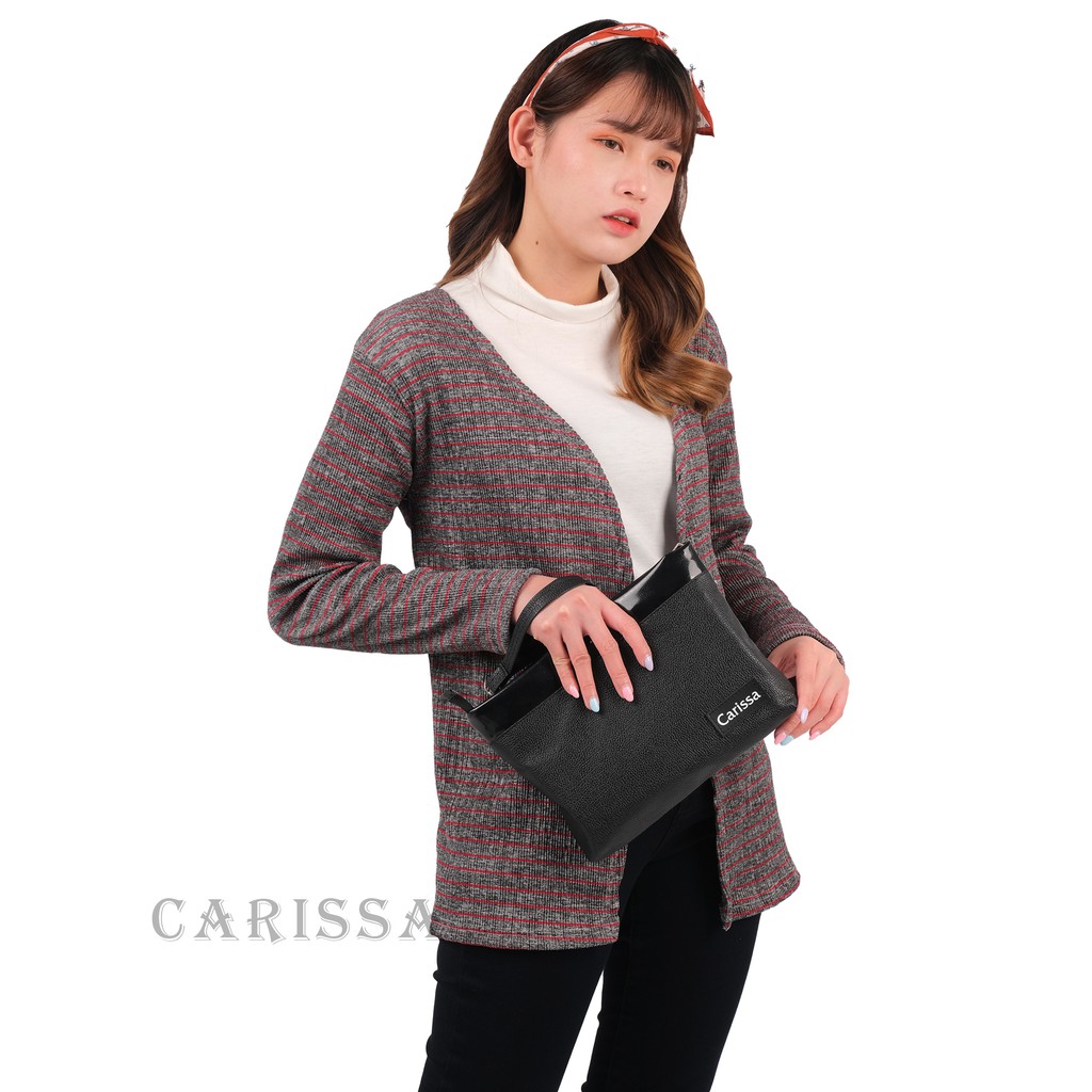 T.YINGER Clutch Pria Wanita Elegan Handbag Kulit Murah Kekinian