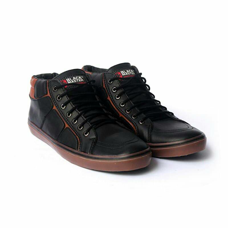 Sepatu Casual Pria Original Sneakers Kulit Sintetis Kets Santai Sekolah