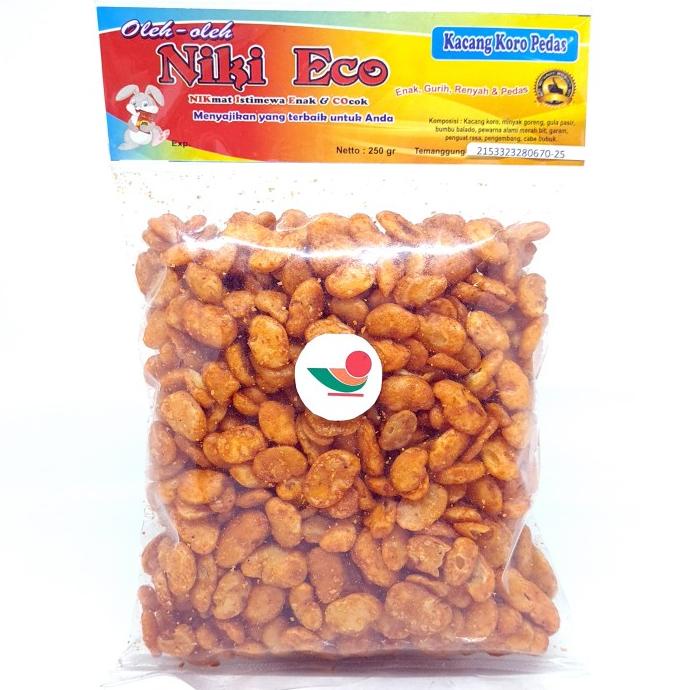 

~@~@~@~@] NIKI ECO KACANG KORO PEDAS 250gr | KUPAS MATANG MANIS BALI BALADO