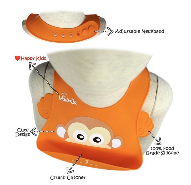 Marveila silicone bib