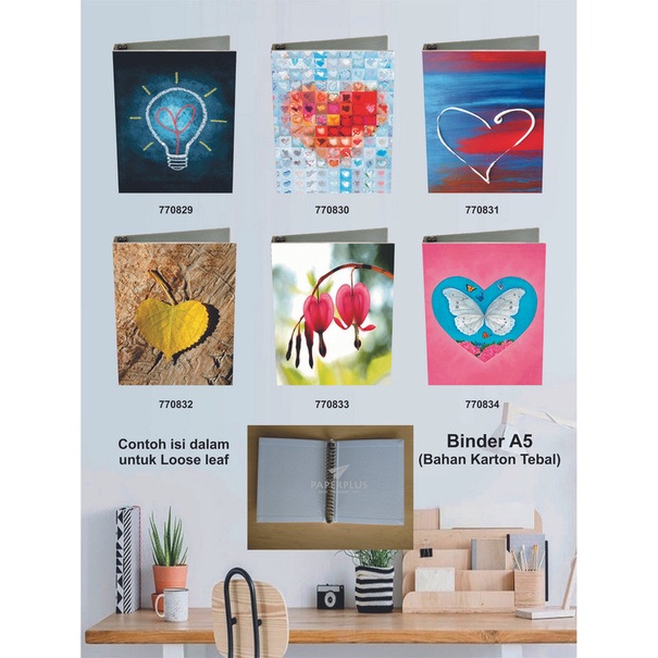 

Binder A5 / Binder Note A5 / Love / Set 2993