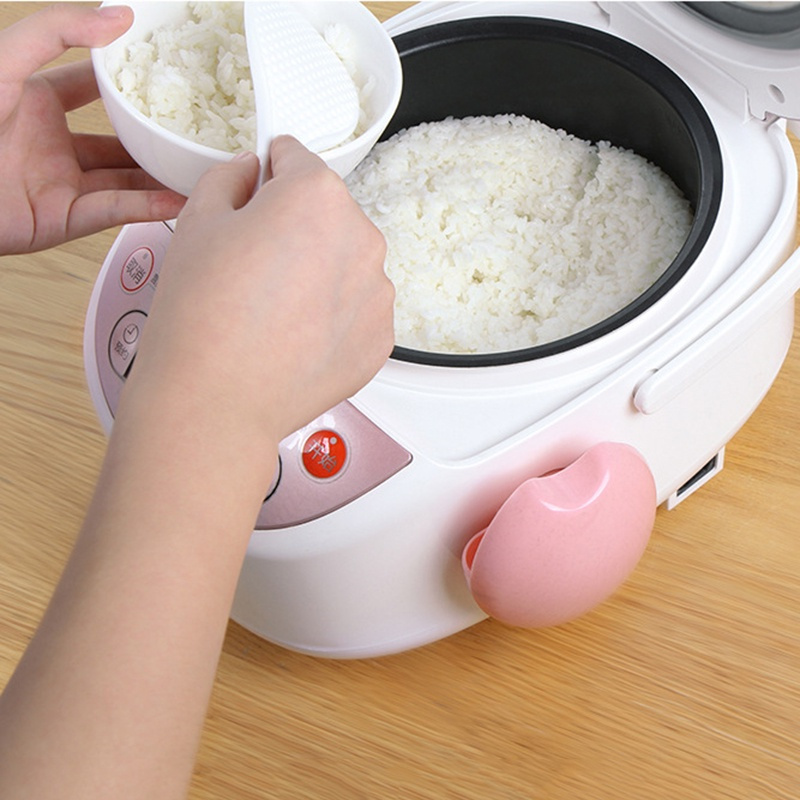 punch-free Electric Rice Cooker Rice Spoon Sucker Holder Rice scoop storage rack Kitchen Organizer Holder