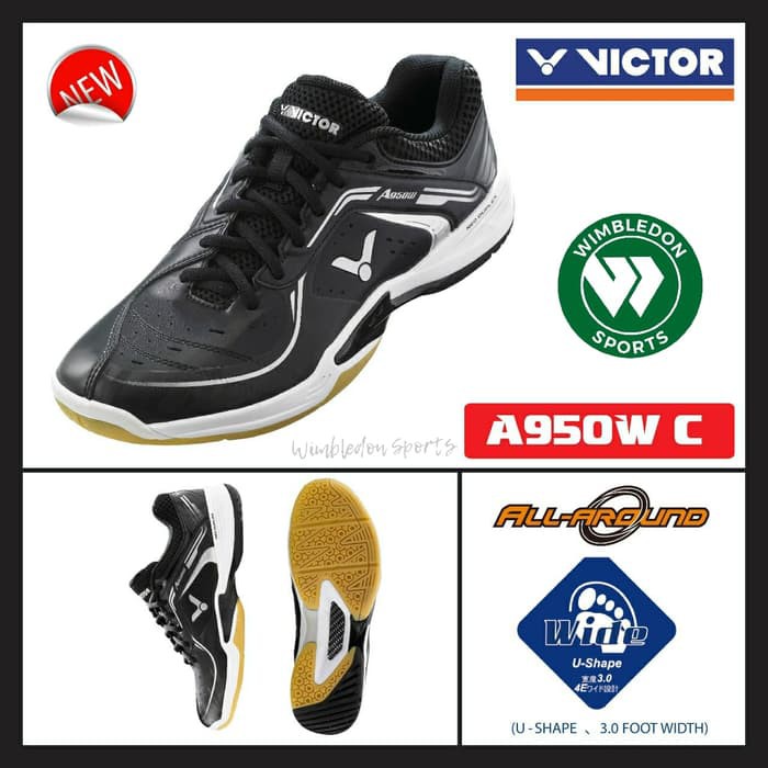Sepatu Badminton Victor SH A950W C Sepatu Victor SHA 950W C