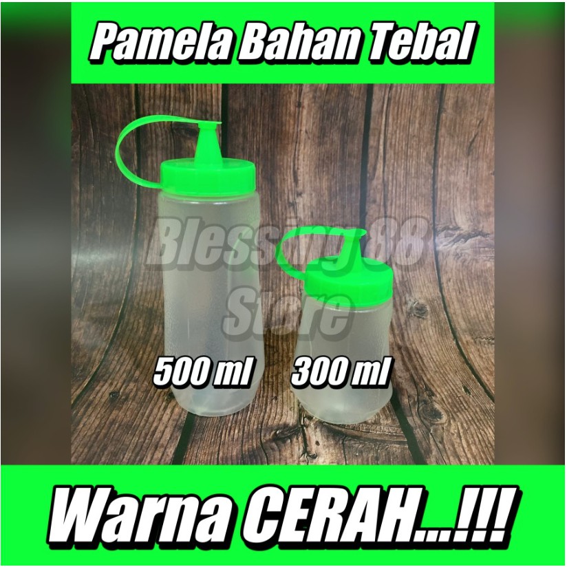 Botol Kecap Plastik 500ml / Tempat Kecap Plastik Saos Sauce 500ml