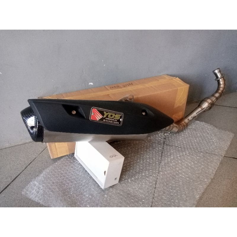 Knalpot Standart Racing Merk YOS Original Nmax old