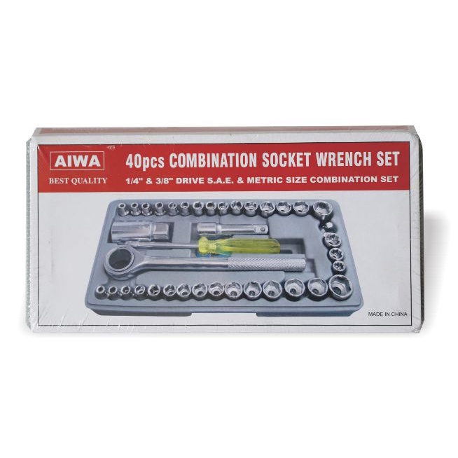 ESGE  Kunci Shock 40pcs - Alat Service Sepeda Motor Set Lengkap Import Termurah