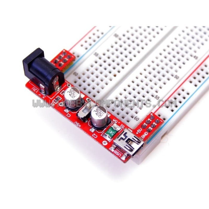 Breadboard 830 Lubang Point Solderless Proto Bread Project Board MB102