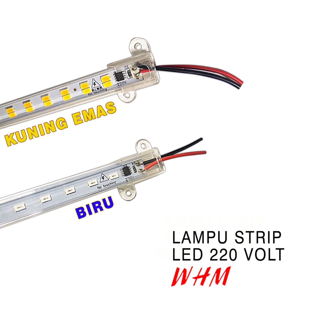 LAMPU LED STRIP Tube Light AC220V  TUBE BAR LAMP 100CM Dekorasi Rumah