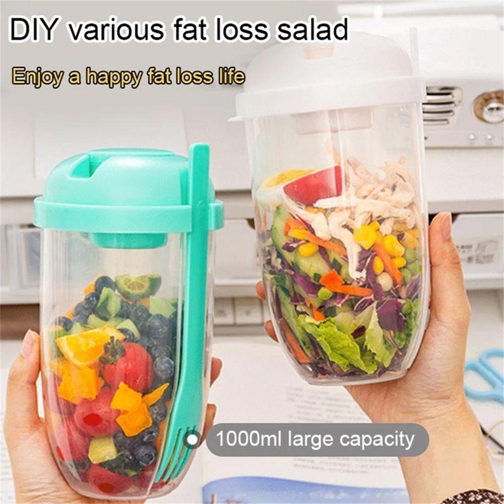 [Elegan] Salad cup High quality 1000ml Toples Salad Sehat Tidak Beracun Tidak Bau