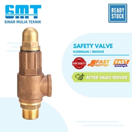 3/4 inch Safety valve kuningan