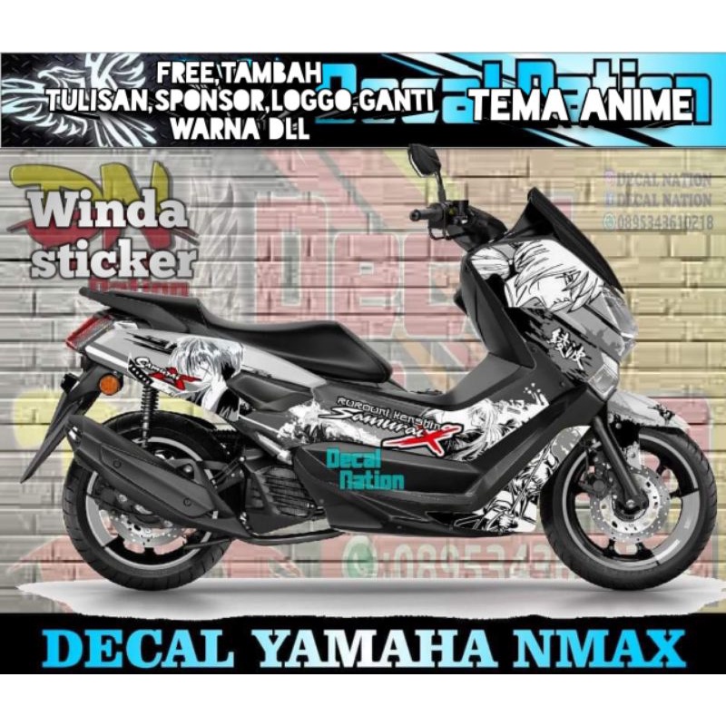 Decal Nmax 2018 full body samurai x