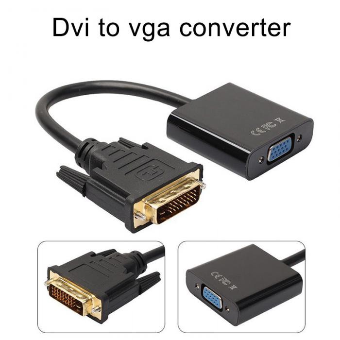 Konverter DVI D Dual Link to VGA Full HD