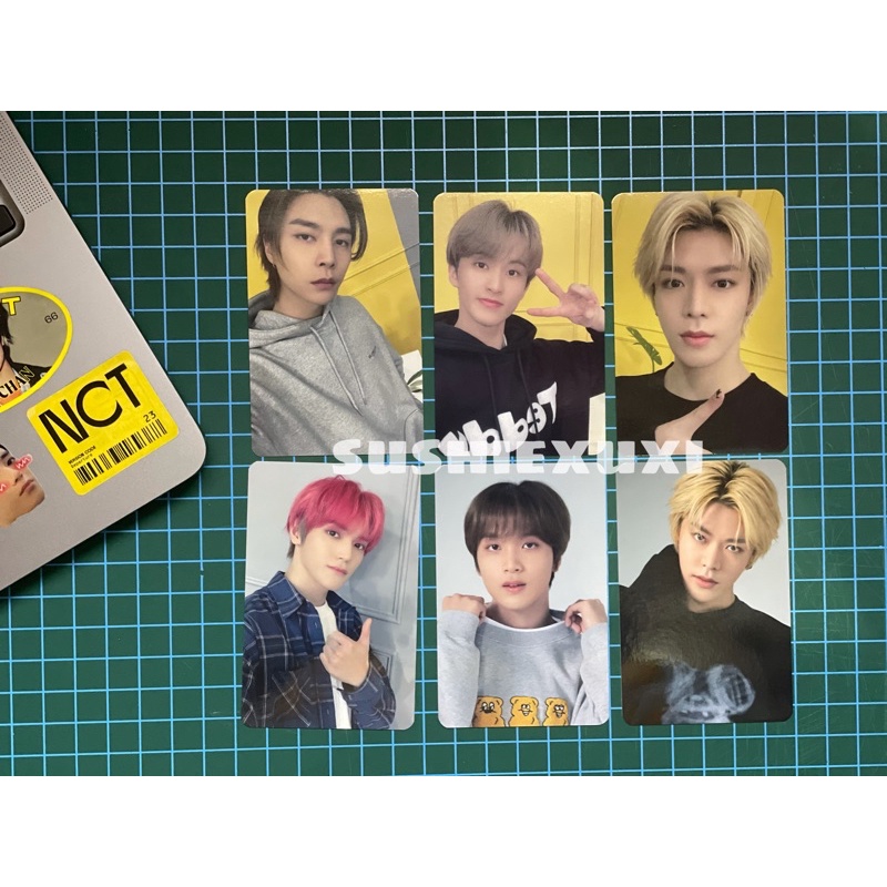 slowacid x teddy island x nct 127 taeyong mark johnny yuta haechan pc photocard selca concept