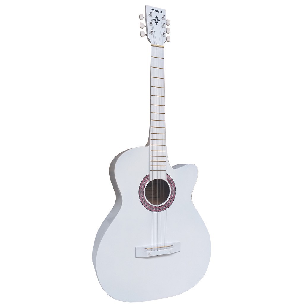 AX22 Gitar Akustik Yamaha Termurah / Gitar Akustik Pemula Putih