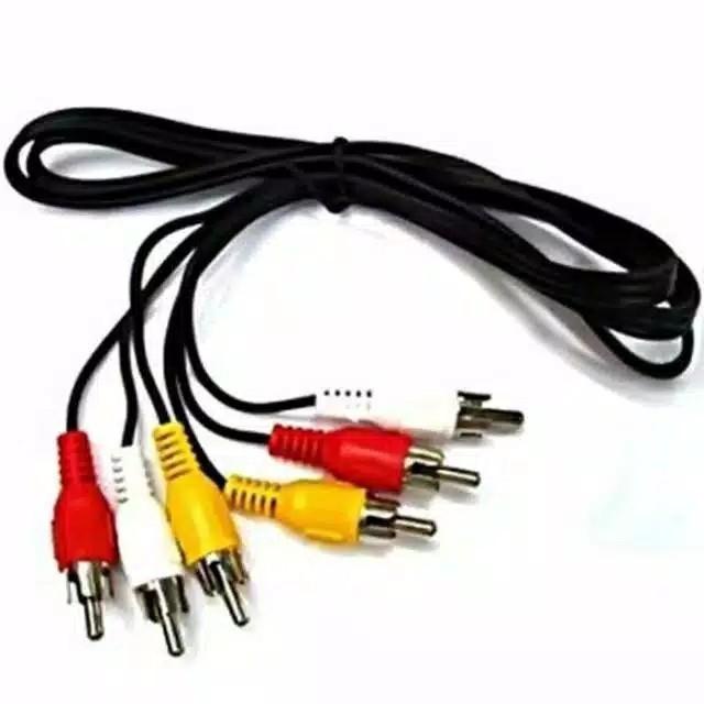 PAKET SAMBUNGAN DARI LAPTOP UNTUK KE TV TABUNG HDMI TO RCA KABEL HDMI