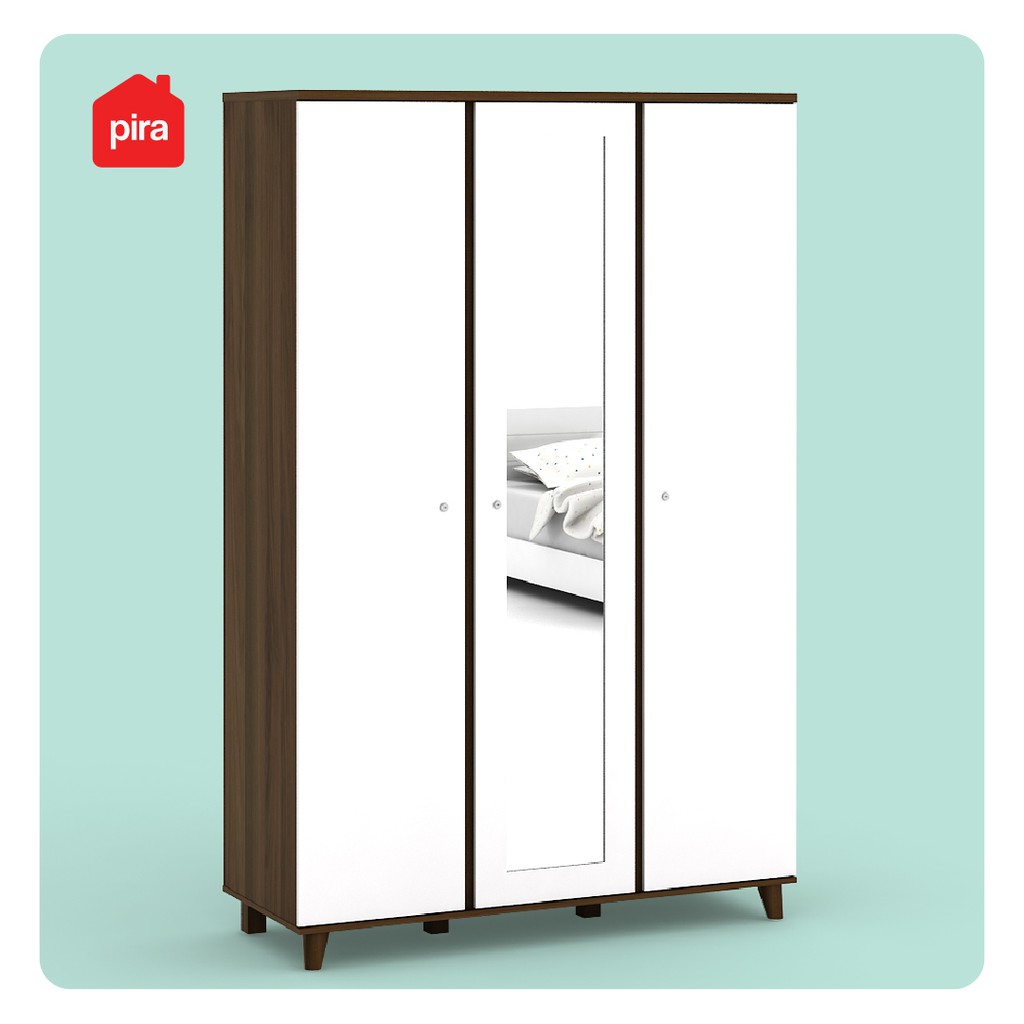 Pira - Oslo WD3 Lemari Pakaian 3 Pintu