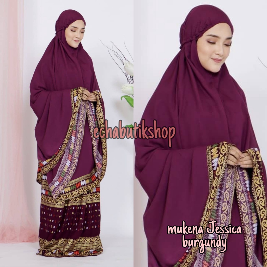 mukena bali songket prada