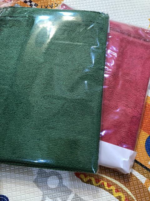 Kain Lap Microfiber Honaga 40x40cm 320gsm - Kemasan Plastik Hanger Polos