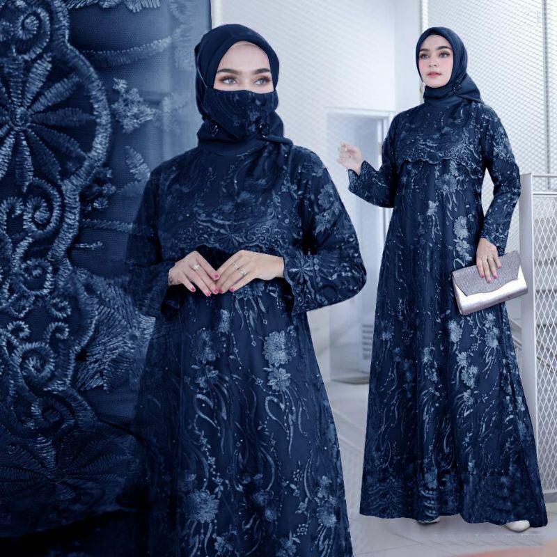 New Produk Gamis Putri/Gamis Maxi Kondangan/Size M /L/ /XL/ XXL/3L/Dress Kondangan/Gamis Pesta/Gamis Terbaru/Gamis Remaja Kekinian