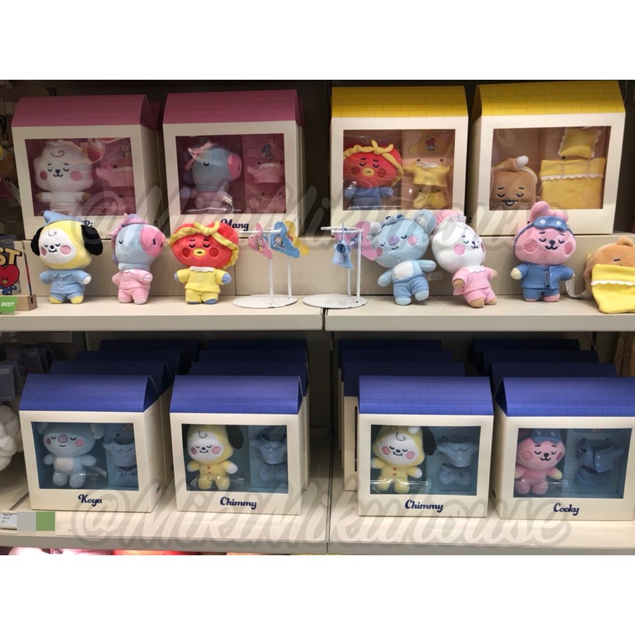 BT21 BABY DREAMING DOLL COSTUME DREAM OFFICIAL ORI LINE STORE BONEKA BAG CHARM BUCKET BAG CUSHION