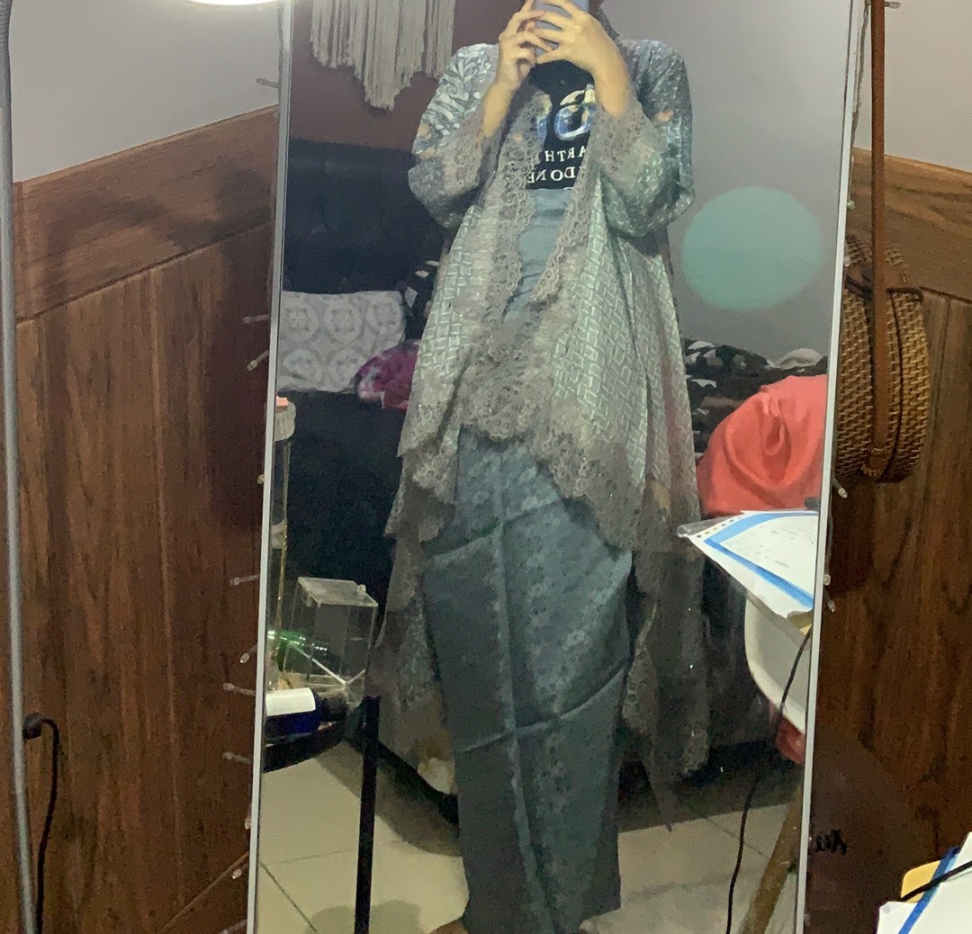 Zayba Set Batik Viscose Lace / Outer Batik With Lace / Set Batik